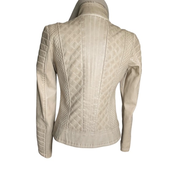 Guess faux leather moto Jacket XS - Picture 3 of 9